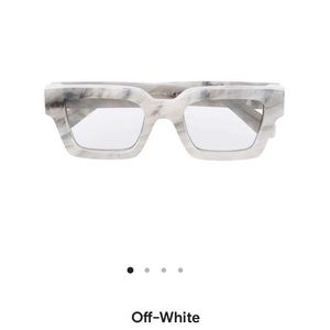 Off White marble sunglasses with FULL packaging